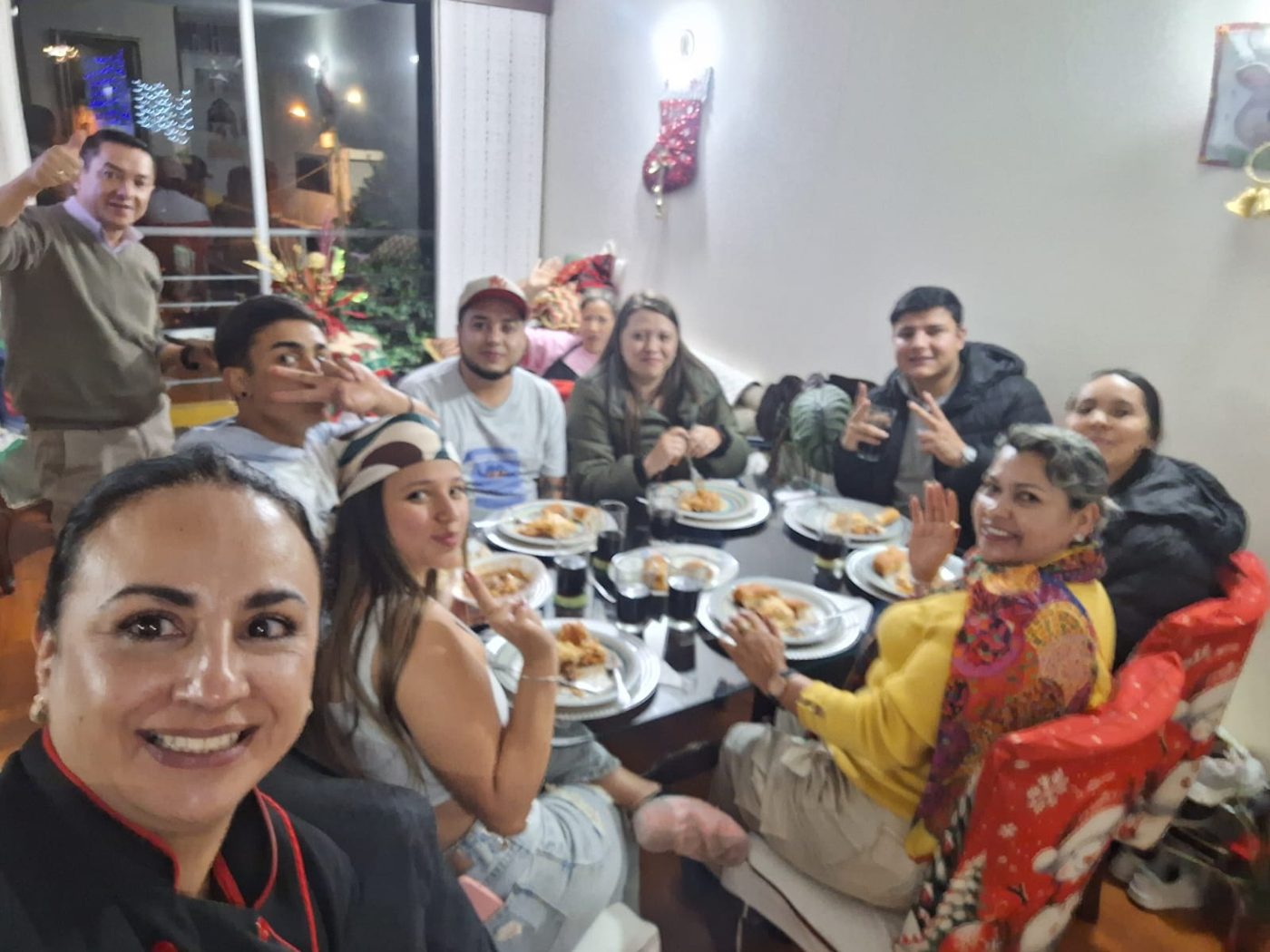 Cena navideña en familia con Colombia Saludable